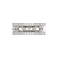 MEN'S BAND 0.50CT ROUND DIAMOND 14K WHITE GOLD