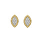 10K Yellow Gold 0.20CT Diamond Halo Fashion Earrings Round Diamond Women�S Earrings