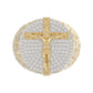 MEN'S RING 0.50CT ROUND DIAMOND 10K YELLOW GOLD