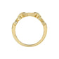 LADIES RING 0.05CT ROUND DIAMOND 10K YELLOW GOLD