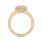 LADIES RING 0.50CT ROUND DIAMOND 10K YELLOW GOLD