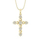 LADIES PENDANT WITH CHAIN 0.25CT ROUND DIAMOND 10K YELLOW GOLD