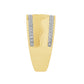 MEN'S RING 0.33CT ROUND DIAMOND 10K YELLOW GOLD