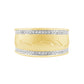 MEN'S RING 0.33CT ROUND DIAMOND 10K YELLOW GOLD