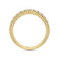 LADIES BAND 0.50CT ROUND DIAMOND 10K YELLOW GOLD