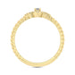 LADIES RING 0.15CT ROUND DIAMOND 10K YELLOW GOLD