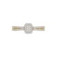 LADIES RING 0.20CT ROUND DIAMOND 10K YELLOW GOLD