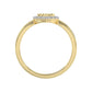 LADIES RING 0.20CT ROUND DIAMOND 10K YELLOW GOLD