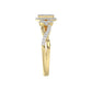 LADIES RING 0.25CT ROUND DIAMOND 10K YELLOW GOLD