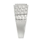 “Elegant Men’S Fashion Ring 0.10Ct Round Diamond Sterling Silver White Luxury Statement Jewelry For Men