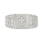 “Elegant Men’S Fashion Ring 0.10Ct Round Diamond Sterling Silver White Luxury Statement Jewelry For Men