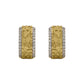 LADIES EARRINGS 0.33CT ROUND DIAMOND 10K YELLOW GOLD