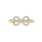 LADIES RING 0.15CT ROUND DIAMOND 10K YELLOW GOLD