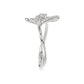 Ladies Elysian Heart Ring 0.15Ct Round Diamond Sterling Silver White – Romantic Fine Jewelry For Women