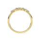 LADIES RING 0.15CT ROUND DIAMOND 10K YELLOW GOLD