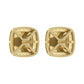“Ladies Nugget Halo Fashion Earrings 0.25Ct Round Diamond 10K Yellow Gold – Fashionable Women’S Jewelry Gift