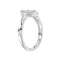 Ladies Lucky Horseshoe Fashion Ring 0.10Ct Round Diamond Sterling Silver White – Double Horseshoe Fashion Jewelry
