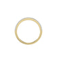 LADIES RING 0.20CT ROUND DIAMOND 10K YELLOW GOLD