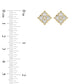 LADIES EARRING 0.25CT ROUND DIAMOND 10K YELLOW GOLD
