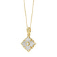 LADIES PENDANT 0.25CT ROUND DIAMOND 10K YELLOW GOLD