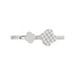 Sterling Silver Diamond Fashion Ring For Women 0.10 Ct Round Cut Elegant Ladies Ring