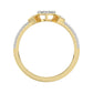 LADIES RING 0.33CT ROUND DIAMOND 10K YELLOW GOLD