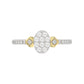 LADIES RING 0.33CT ROUND DIAMOND 10K YELLOW GOLD