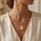 10K Yellow Gold letter 'K' Fashion Pendant With Chain - 0.20 CT Round Diamond Ladies Jewelry Gift