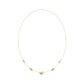 Luxury 10K Yellow Gold Ladies Necklace With Sparkling Round Diamonds. A Refined And Elegant 0.33 Ct Jewelry Piece For Her.