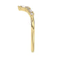 10K Yellow Gold 0.16Ct Ladies Fashion Ring Featuring Sparkling Round And Baguette Diamonds. A Timeless And Elegant Jewelry Piece Designed For Daily We