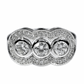 Diamond Engagement Ring - 18kt White Palladium Gold