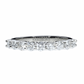 Half-Ribbon Diamond Ring - Platinum
