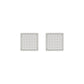 Sterling Silver White 0.25CT Round Diamond Yuva Square Cluster Earrings Women’S Fine Jewelry