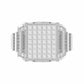 LADIES RING 4.00CT ROUND/PRINCESS/BAGUETTE DIAMOND 10K WHITE GOLD