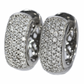 Diamond Earrings - 18kt White Gold