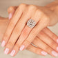 Diamond Engagement Ring - 18kt White Gold