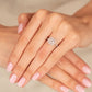 Diamond Engagement Ring - 18kt White Gold