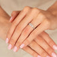 Diamond Engagement Ring - 18kt White Gold