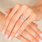Natural GIA Diamond Engagement Ring - 18kt White Gold