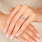 Natural GIA Diamonds Engagement Ring - Platinum