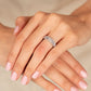 Diamond Engagement Ring - 18kt White Gold