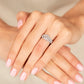 GIA Diamond Engagement Ring - 18kt White Gold