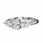 GIA Diamond Engagement Ring - 18kt White Gold