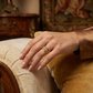 Natural Diamonds Ring - 14kt Yellow Gold