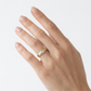 Natural Diamonds Ring - 14kt Yellow Gold