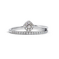 Diamonds Ring - 14kt White Gold
