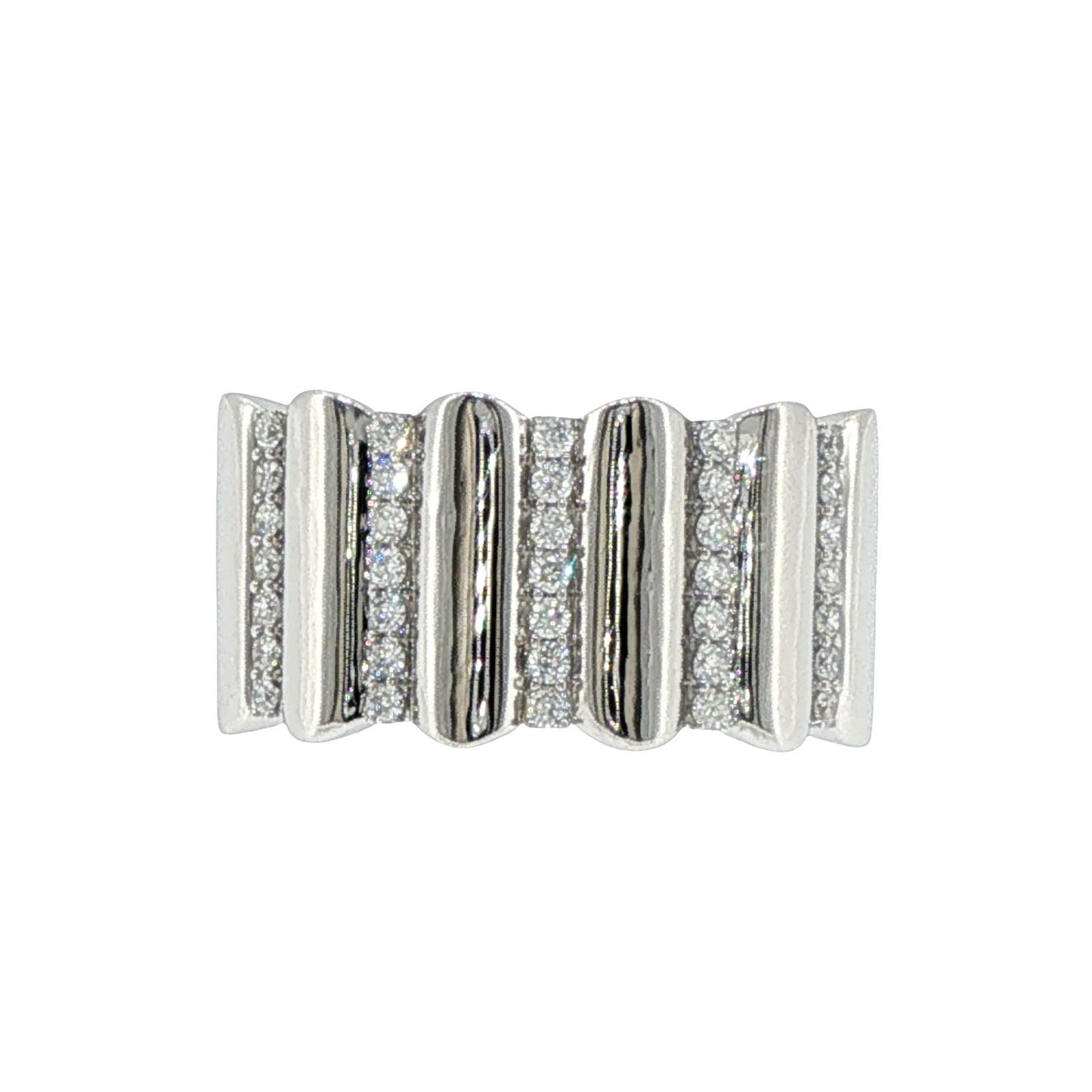 Diamonds Ring - 14kt White Gold