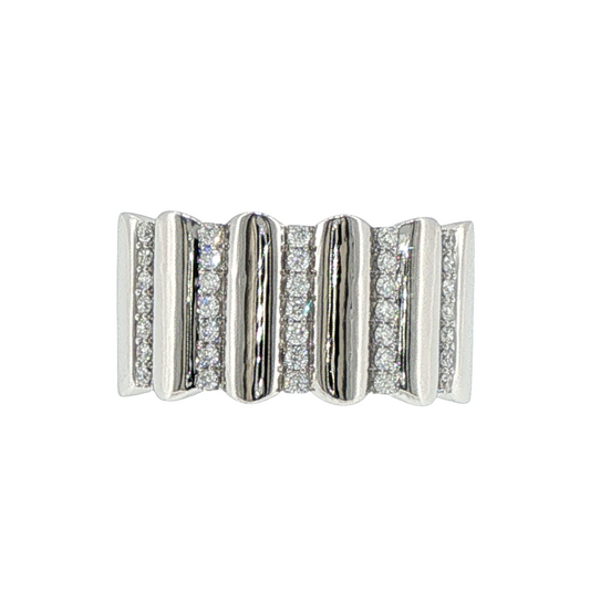 Diamonds Ring - 14kt White Gold
