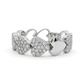 Diamonds Ring - 14kt White Gold