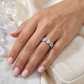 Diamonds Ring - 14kt White Gold